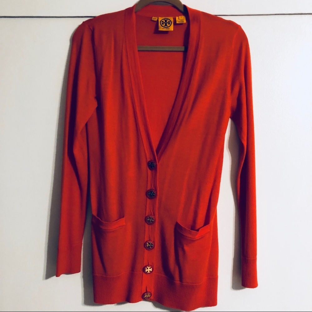 Tory Burch Long Cardigan Sweater